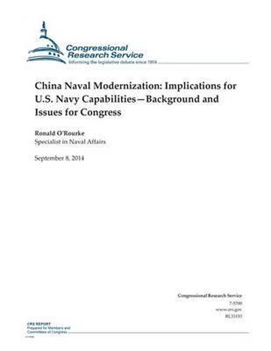 Crs Reports- China Naval Modernization - cover