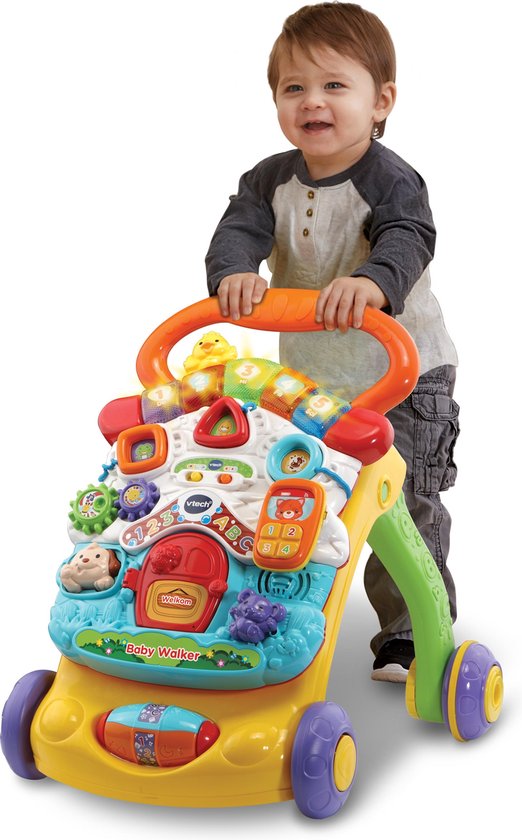 VTech 2 in 1 Baby Walker - Loopwagen Baby - Educatief Baby Speelgoed - Licht & Geluidseffecten - Nederlands Gesproken Speelgoed - Cadeau - 9 tot 36 Maanden