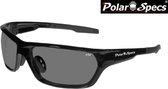 Polar Specs® Polariserende Zonnebril  Atmosphere PS9025 – Shiny Black – Polarized Black – Medium – Unisex
