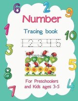 Number Tracing Book 12345 for Preschoolers and Kids Ages 3-5