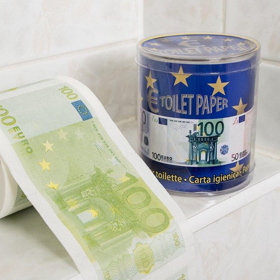 Wc papier - toiletrol Money geldrol | bol.com