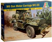 1:35 Italeri 6555 M6 Dodge Gun Motor Carriage WC-55 Plastic kit