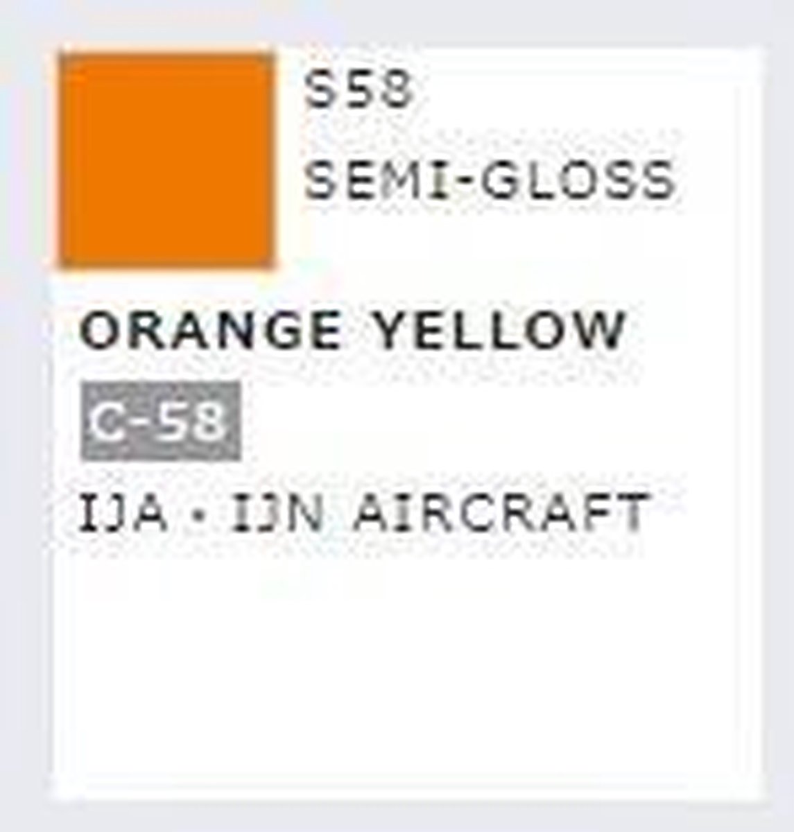 Mrhobby - Mr. Color Spray 100 Ml Orange Yellow (Mrh-s-058) - modelbouwsets, hobbybouwspeelgoed voor kinderen, modelverf en accessoires