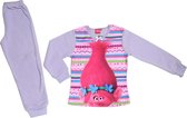 Dreamworks Pyjama Trolls Fleece Meisjes Paars Maat 116