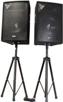 Passieve speakers - Vonyx SL15- Set van 2 speakers met 15'' woofer 1600W max. (set) - Incl. statieven
