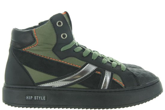 Hip Jongens Sneakers H1096 - Groen - Maat 34 | bol.com