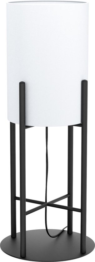 EGLO Glastonbury Tafellamp - 1 lichts - Ø20,5 cm - E27 - Zwart