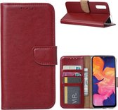 Samsung Galaxy A10s Portemonnee Hoesje - Bordeaux Ntech