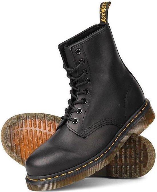 Dr. Martens - 11822003 - - Heren - Maat 40 - Zwart;Zwarte - Black Greasy |  bol.com