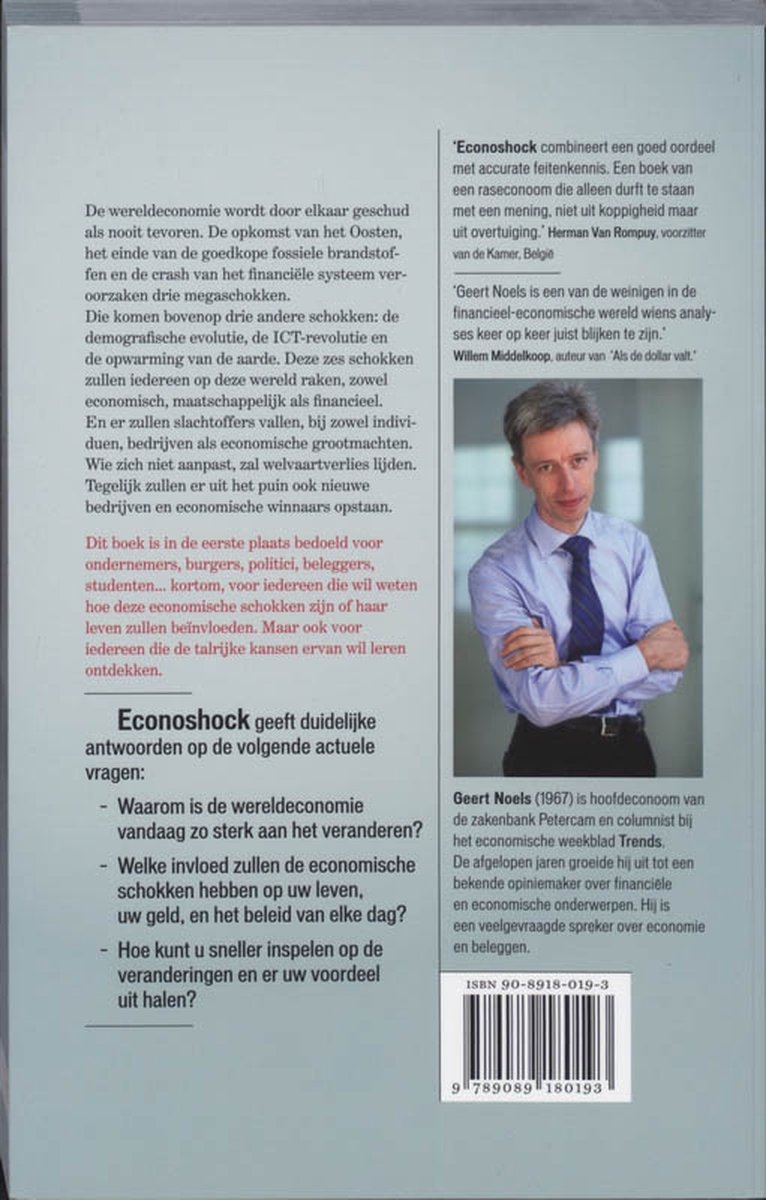 Econoshock - back cover