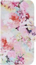 iPhone 11 Pro Max Hoesje - Wallet Case Kleurrijke Bloemen  - Shop4