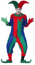 Guirca - Clown & Nar Kostuum - Jan Joker - Man - multicolor - Maat 52-54 - Carnavalskleding - Verkleedkleding