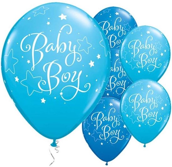 Ballonnen 'Baby Boy' Blauw - stuks | bol.com