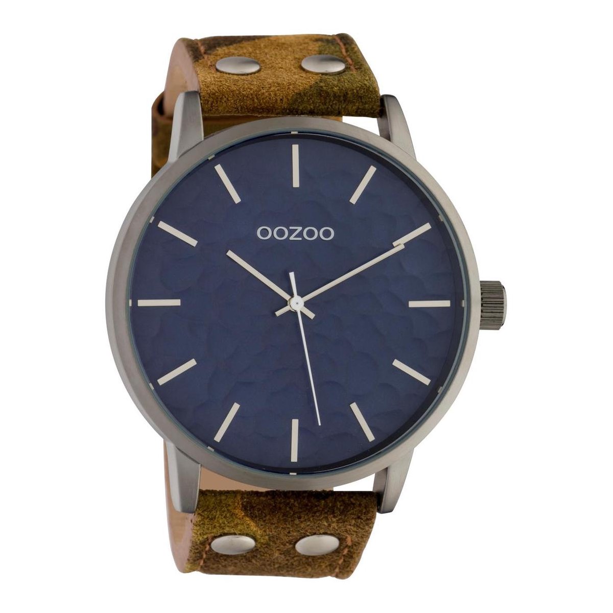 OOZOO Timepieces Camouflage/Blauw horloge (48 mm) - meerkleurig
