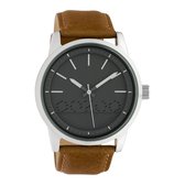 OOZOO Timepieces Bruin/Grijs horloge  (45 mm) - Bruin