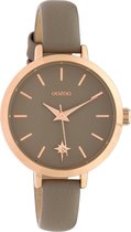 OOZOO Timepieces Taupe horloge  (38 mm) - Bruin