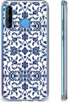 Huawei P30 Lite Case Flower Blue