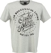 Diesel grijs t-shirt - Maat S