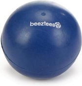 Beeztees rubber bal massief no 5 blauw 9 cm
