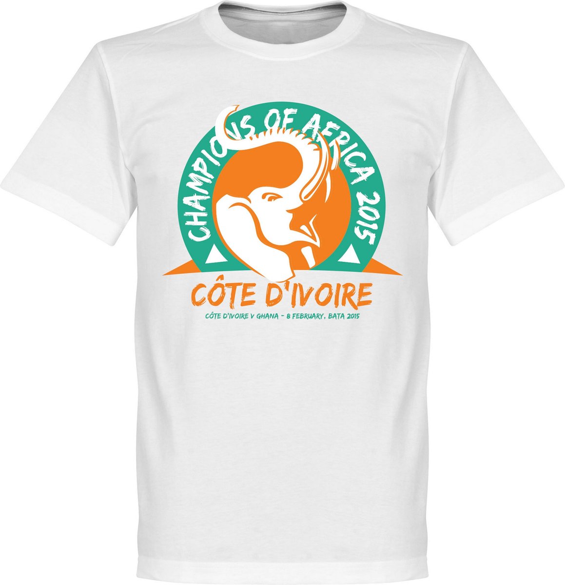 Ivoorkust Afrika Cup Winners T-Shirt 2015 - S