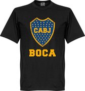 Boca Juniors Logo T-Shirt - Zwart - XXL