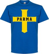 Parma Cross T-Shirt - Blauw - S