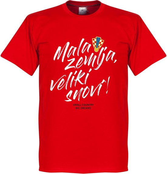 Kroatië Mala Zemlja, Veliki Snovi T-Shirt - Rood - XS
