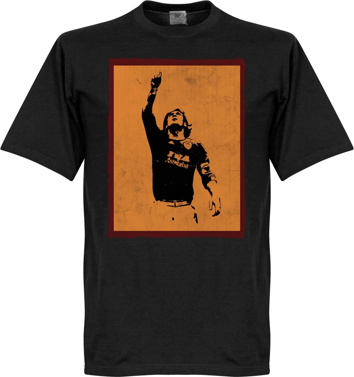 Totti Silhouette T-Shirt - Zwart - M