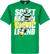 Scott Brown Celtic Legend T-Shirt - Groen - XS