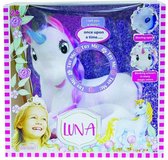 Pluche Luna raconte 3 histoires - yeux mobiles - FR.