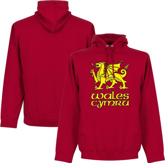 Wales Cymru Hooded Sweater - XL