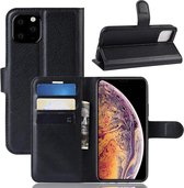 Book Case - Geschikt voor iPhone 11 Pro Max Hoesje - Zwart