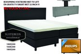 Boxspring Actie 160x200 MET GRATIS TV SMART  32 inch