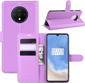 OnePlus 7T Hoesje - Book Case - Paars