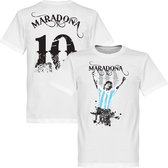 Maradona 10 Argentinië T-Shirt - Kinderen - 140