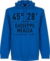 Inter Milan Giuseppe Meazza Coördinaten Hoodie - Blauw - S