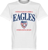 USA Rugby T-Shirt - Wit - XXXXL