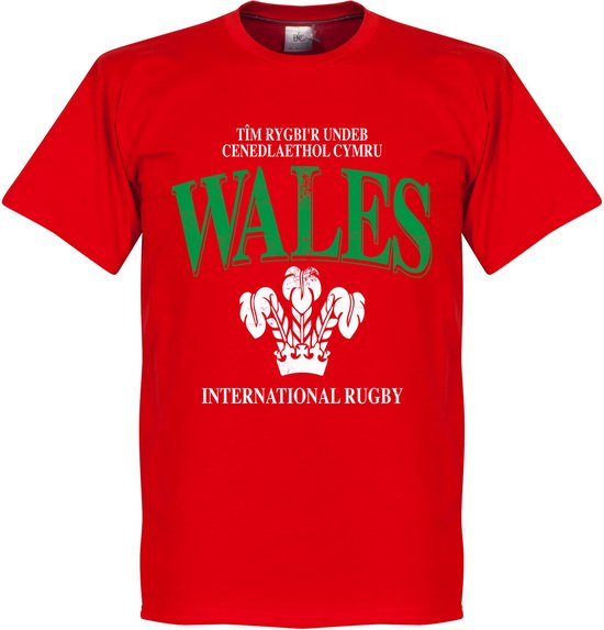 Wales Rugby T-Shirt - Rood - Kinderen - 104