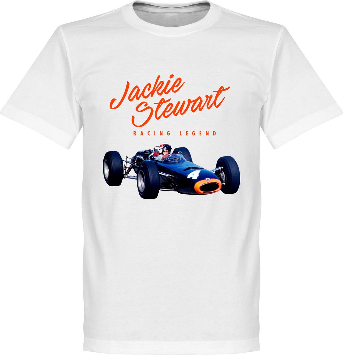 1159x1200.jpg Jackie Stewart Monaco T-Shirt - Wit - S - Afbeelding 1