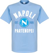 Napoli Established T-Shirt - Lichtblauw - M