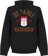 St. Pauli Established Hooded Sweater - Zwart - M