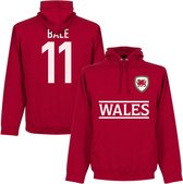 Wales Bale 11 Team Hooded Sweater - Rood - Kinderen - 128