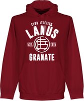 Lanus Established Hoodie - Bordeaux Rood - S