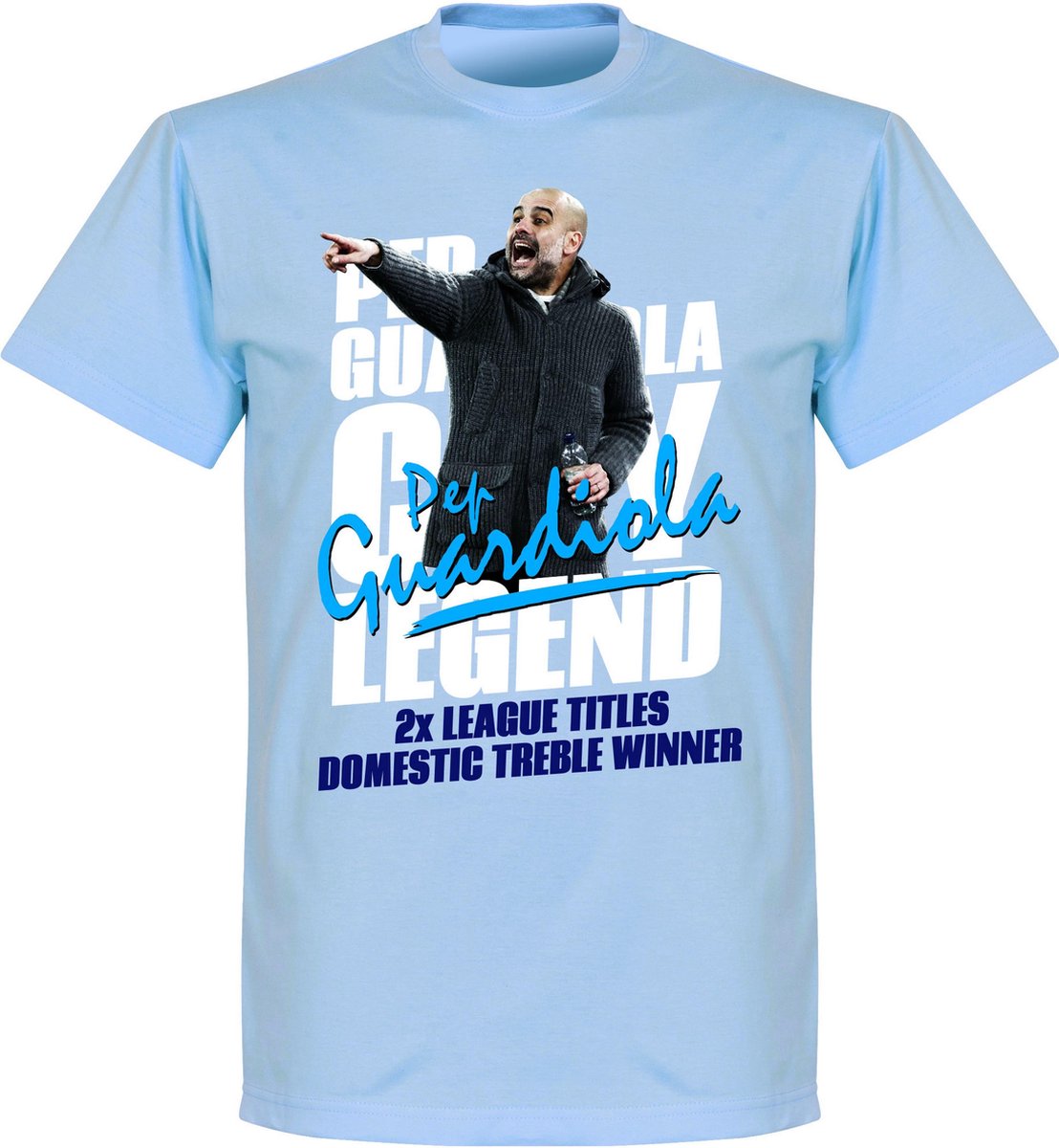Pep Guardiola Legend T-Shirt - Lichtlbauw - M