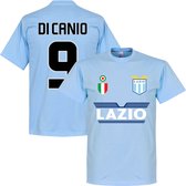 Lazio Roma Di Canio 9 Team T-Shirt - Licht Blauw - L