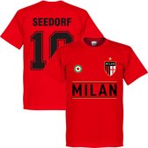 AC Milan Seedorf 10 Team T-Shirt - Rood - L