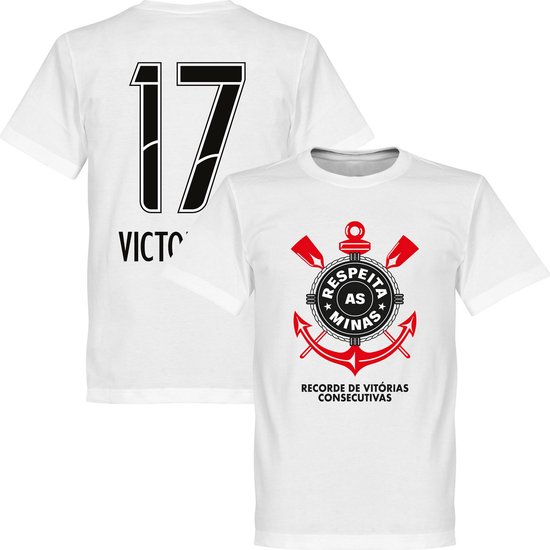 Corinthians Victoria A. 17 Minas T-Shirt - Wit - S