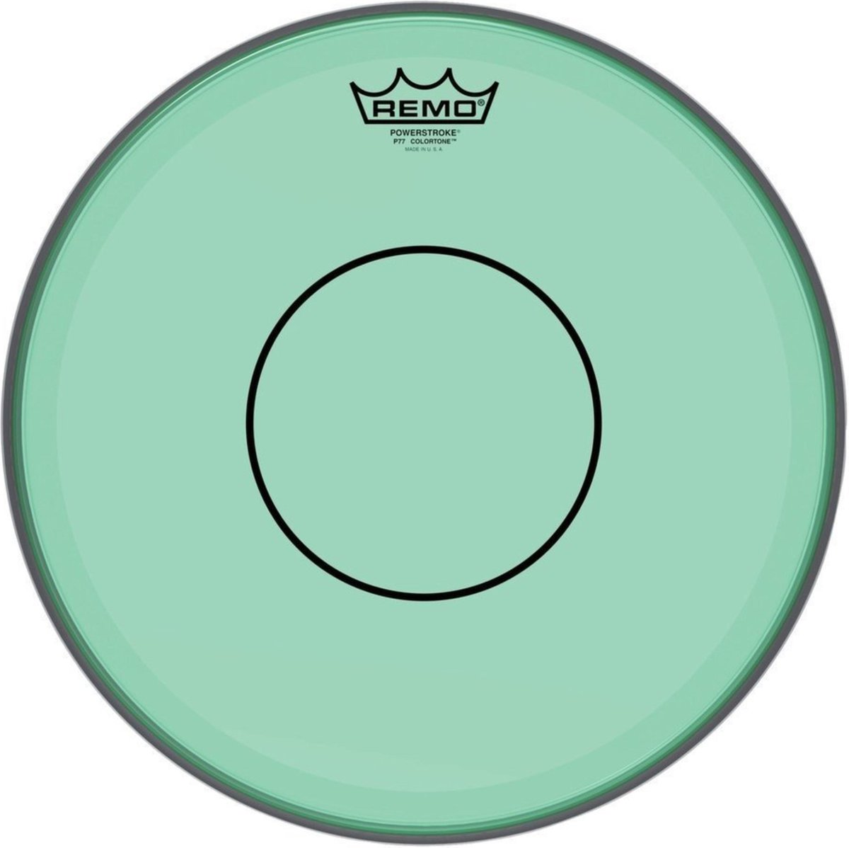 Remo Powerstroke 77 Colortone Green 14" - Snare drumvel