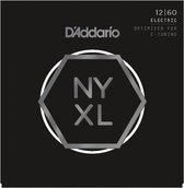 D'Addario NYXL 12-60 Carbon Steel Alloy - Elektrische gitaarsnaren