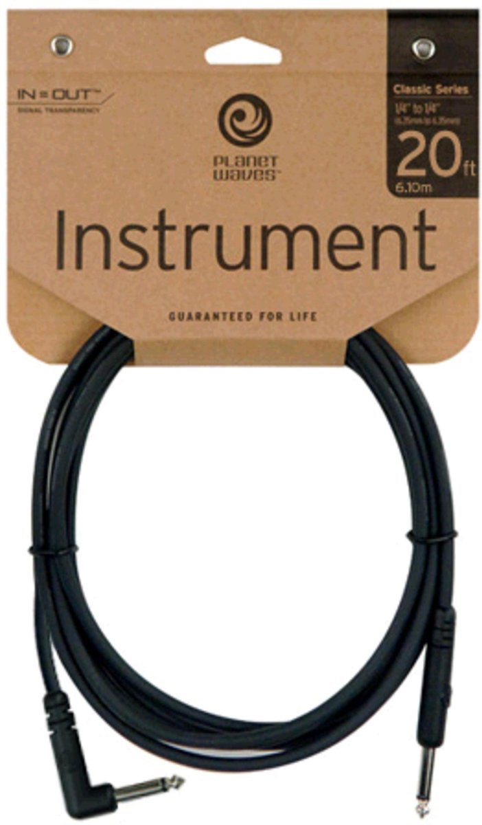 D'Addario PW-CGTRA-20 instrumentkabel 6 m - Kabel voor instrumenten